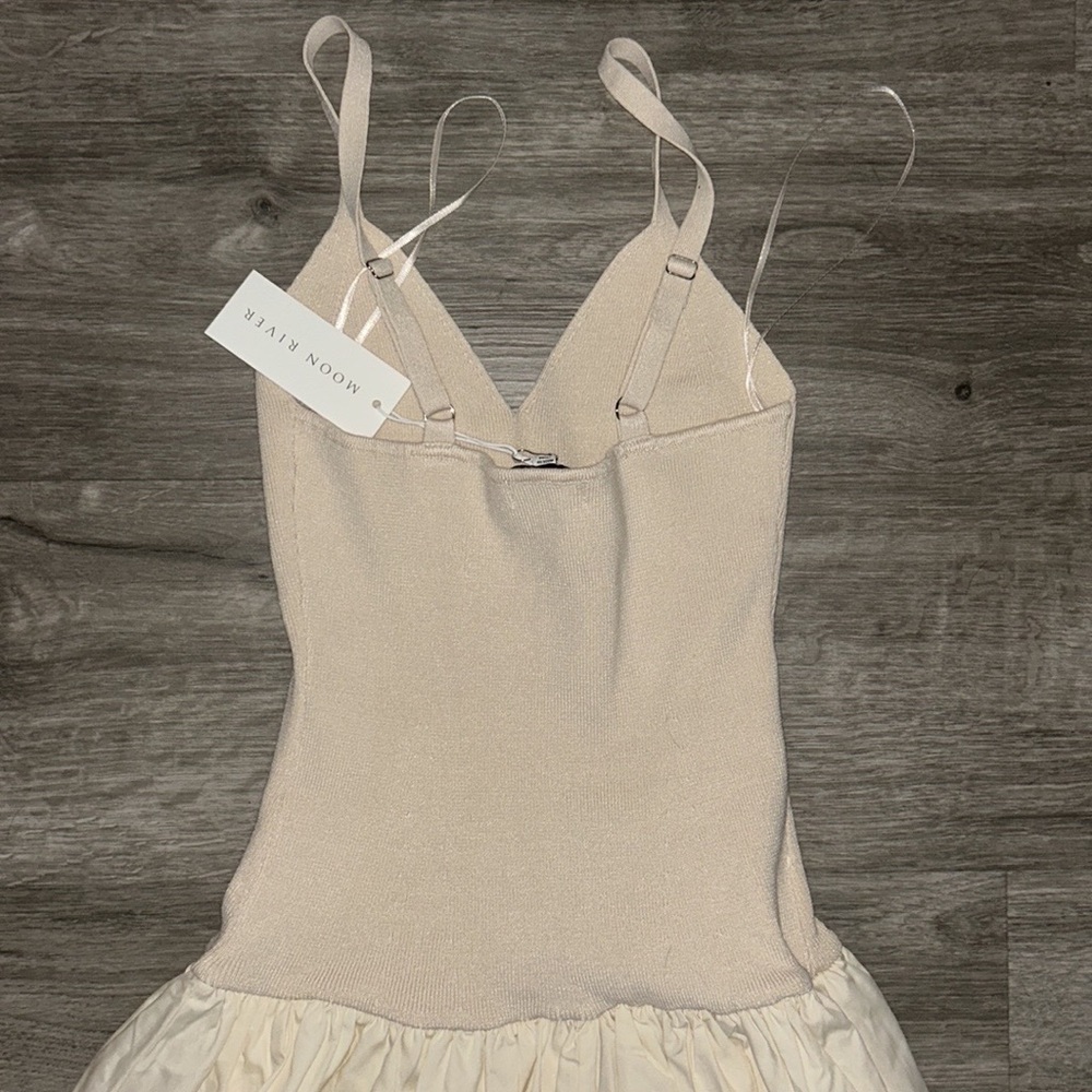 Moon River Cream Sleeveless Dress - Picture 10 of 11